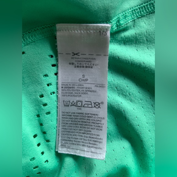 GapFit Loose Fit Racerback Activewear Tank Top | fresh Green | Size S - Picture 7 of 8